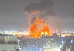 İsrail, atılan "yanıcı balonlar" nedeniyle Gazze Şeridi'ni uçaklarla vurdu