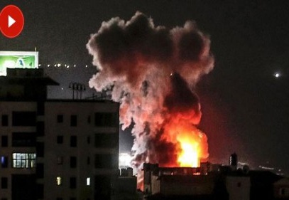 İsrail'den Gazze'ye hava saldırısı !