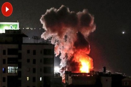 İsrail&#039;den Gazze&#039;ye hava saldırısı !