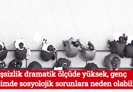 İşsizlik dramatik ölçüde yüksek, genç kesimde sosyolojik sorunlara neden olabilir