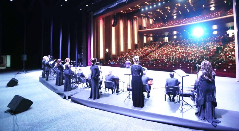 İstanbul Devlet Türk Halk Müzik Korosu konser verdi