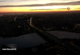 İstanbul semalarında gün batımı hayran bıraktı