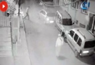 İstanbul’da facianın eşiğinden dönülen anlar kamerada