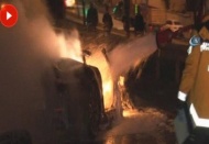 İstanbul’da feci kaza: Bağlantı yolu saatlerce ulaşıma kapandı