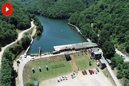 İstanbul&#039;da gizli kalmış güzellik &#039;Saklıgöl&#039; havadan görüntülendi