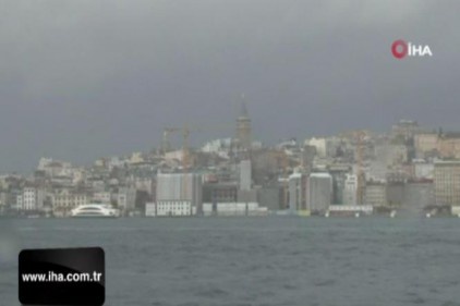 İstanbul&#039;da gökkuşağı sürprizi
