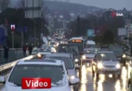İstanbul'da trafik yoğunluğu