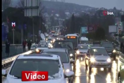 İstanbul&#039;da trafik yoğunluğu