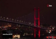 İstanbul'un köprüleri epilepsi hastaları için mor renk ile aydınlatıldı