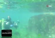 İstanbul'un su altında kalan gizemli adası dalgıçlar tarafından görüntülendi