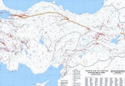 İşte yenilenmiş fay haritası 