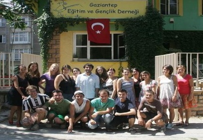 İtalyan ve Letonyalı gençler Gaziantep’in konuğu oldu 