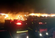 İtfaiye, onlarca hayvanın telef olmasını önledi