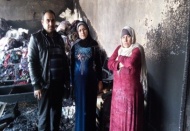 İtfaiye, yangında mahsur kalan Suriyeli aileyi kurtardı