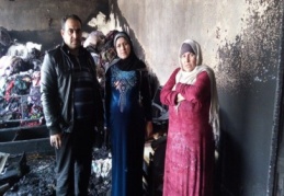İtfaiye, yangında mahsur kalan Suriyeli aileyi kurtardı