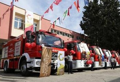 İtfaiyeye 12 yeni araç alındı