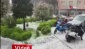 İzmir Tire'de kar gibi dolu yağdı