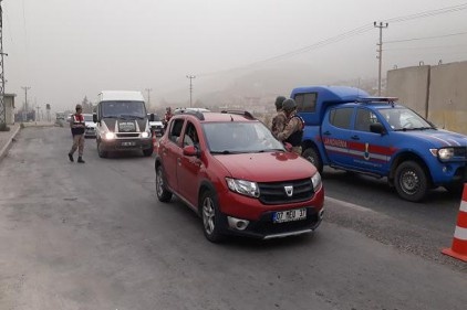 Jandarma drone ile trafik denetimi yaptı