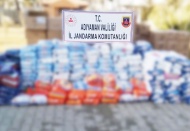 Jandarma sahte temizlik ürünleri ele geçirdi