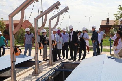 Japon İşbirliği Aajansı&#039;nın yetkilileri Kilis&#039;te atık su arıtma tesisini ziyaret etti 