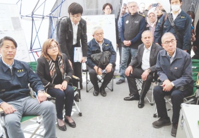 Japonya Dışişleri Bakan Yardımcısı Yamada Kenji, sahra hastanesini ziyaret etti