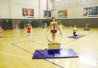 Jimnastik gösterileri sergilediler 