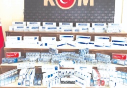 Kaçak bin 323 paket kaçak sigara ele geçirildi