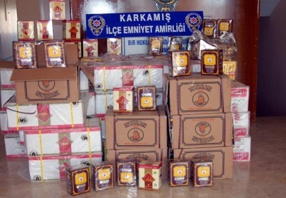 Kaçak çay ele geçirildi