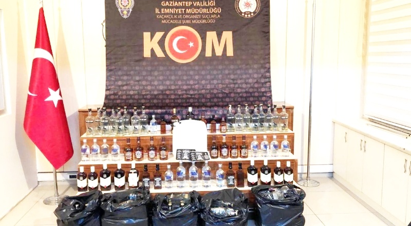 Kaçak içki operasyonu düzenlendi