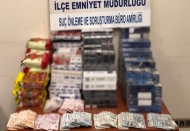 Kaçak sigara ve çay operasyonu yapıldı