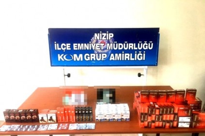 Kaçak sigara ve cinsel uyarıcı hap ele geçirildi 