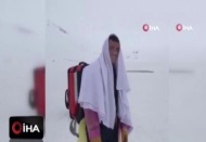 Kaçkar Dağları'ndaki yaralı dağcı böyle kurtarıldı