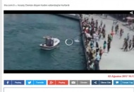 Kadıköy'de denize düşen kadını vatandaşlar kurtardı