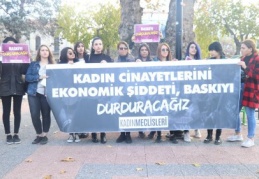 Kadın cinayetlerini, ekonomik şiddeti ve baskıyı durduracağız