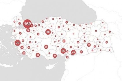 Kadın cinayetlerinin haritası 