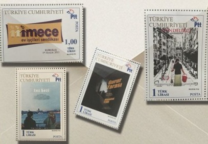 Kadın ev işçilerinin emeği posta pullarında 