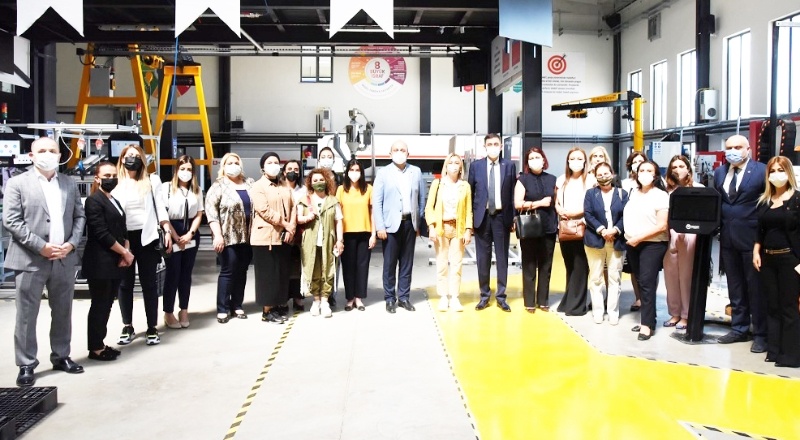 Kadın girişimciler Model Fabrika’yı ziyaret etti