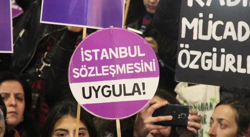 Kadınlar alanlarda: Hayatlarımız için İstanbul Sözleşmesi uygulansın