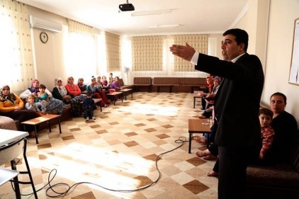 Kadınlara doğal afet eğitimi verildi