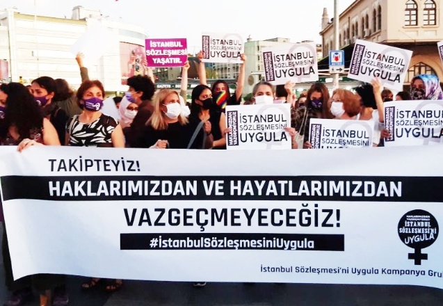 Kadınlardan Meclis’e: İstanbul Sözleşmesi’ne sahip çık