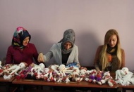 Kadınlardan Suriyeli çocuklara oyuncak