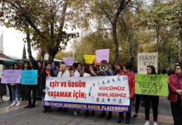‘Kadınları, şiddet, ayrımcılık ve sömürüye karşı alanda olmaya çağırıyoruz’