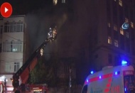 Kağıthane’de gecekondu alev alev yandı