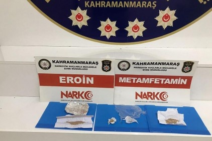 Kahramanmaraş&#039;ta 4, Gaziantep&#039;te 3 şüpheli uyuşturucudan yakalandı