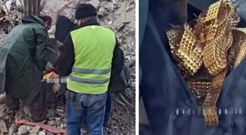 Kahramanmaraş'ta enkazdan çıkan 78 kilo altın dolu çantanın sahibi belli oldu!
