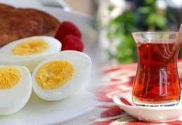 Kahvaltıda yumurta ve çay ikilisine dikkat!