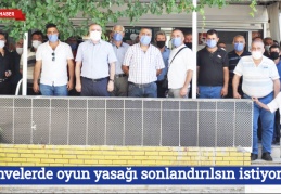 Kahvelerde oyun yasağı sonlandırılsın istiyorlar