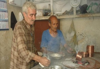 Kalaycılar 70 derece sıcaklık altında çalışıyor 