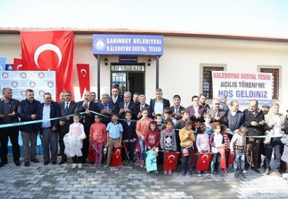 Kaleboynu Mahallesi’ne yapılan sosyal tesisler hizmete açıldı