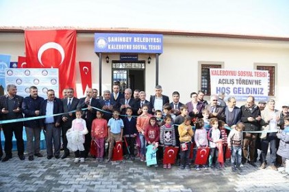 Kaleboynu Mahallesi’ne yapılan sosyal tesisler hizmete açıldı